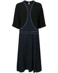 Marni Midikleid mit Gürtel - Blau