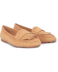 Tosca Blu - Fringe-Detail Studded Loafers - Lyst