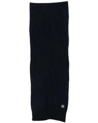 Stone Island - Logo-Patch Ribbed-Knit Scarf - Lyst