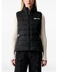 KARL LAGERFELD - Logo-Print Gilet - Lyst