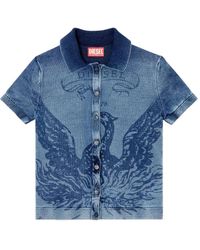 DIESEL - M-fenny ショートスリーブ デニムシャツ - Lyst