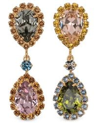 Jennifer Behr - Marinella Crystal-Embellished Drop Earrings - Lyst