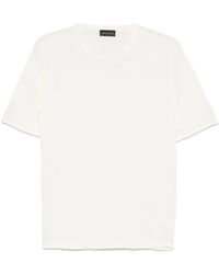 Roberto Collina - T-Shirt aus Leinen - Lyst
