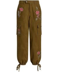 Cinq À Sept - Zola Embroidered Cargo Pants - Lyst