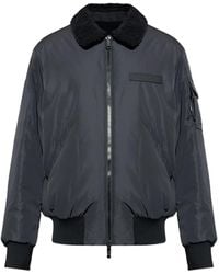 Moncler - Sherpa-Collar Bomber Jacket - Lyst