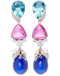 Anabela Chan - 18Kt Vermeil Berry Multi-Stone Earrings - Lyst