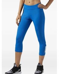 Reebok - Dance Capri Leggings - Lyst