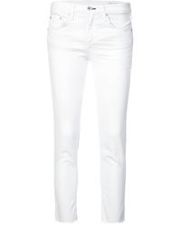 Rag & Bone Jeans Ankle Dre - Bianco