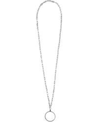 Liviana Conti - Zaira Circular-Pendant Cable-Link Necklace - Lyst