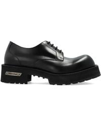 Balenciaga - Lace-Up Calf Leather Sneakers - Lyst