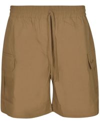 P.A.R.O.S.H. - Cargo-Pocket Drawstring Shorts - Lyst