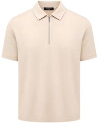 Tombolini - Quarter-Zip Polo Shirt - Lyst
