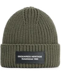 DSquared² - Heritage Gebreide Muts - Lyst