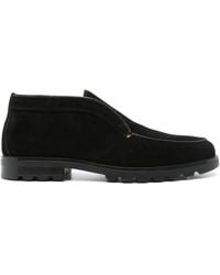 Santoni - Slip-On-Boots Aus Wildleder - Lyst