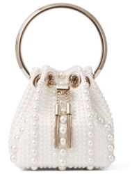 Jimmy Choo - Bon Bon Mini-Tasche mit Perlenverzierung - Lyst