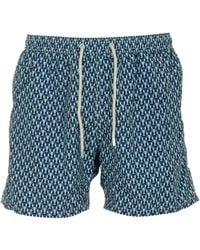 MC2 Saint Barth - Lighting Lobster-Print Swim Shorts - Lyst