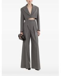 Nissa - Sequin-Detail Cropped Blazer - Lyst