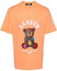Barrow - T-shirt en coton à logo imprimé - Lyst