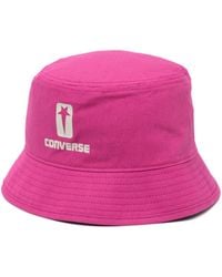 Converse - X Drkshdw Logo-print Canvas Bucket Hat - Lyst