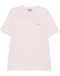 Woolrich - Logo-Print Slub-Texture T-Shirt - Lyst