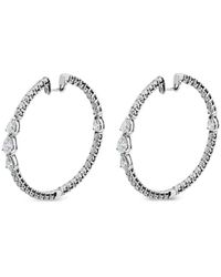 Jewels Aficionado - 18Kt Diamond Earrings - Lyst