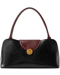 Versace - Medium Shoulder Calf Leather Bag - Lyst