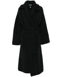 Alanui - Ribbed-Knit Belted Coat - Lyst