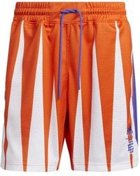 adidas - Geometric-Print Shorts - Lyst