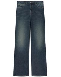 Courreges - Washed Wide-Leg Jeans - Lyst