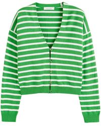 Chinti & Parker - Striped Button-up Cardigan - Lyst
