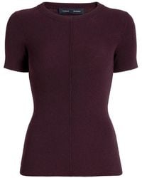 Proenza Schouler - Sky Ribbed-Knit T-Shirt - Lyst