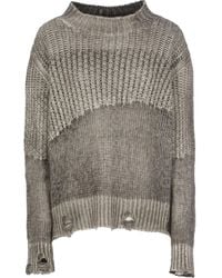 Avant Toi - Pull Côtelé À Effet Usé - Lyst