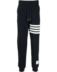 Thom Browne - 4-Bar Cotton Track Pants - Lyst