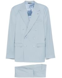 Manuel Ritz - Double-Breasted Peak-Lapel Suit - Lyst
