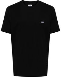 C.P. Company - Embroidered-logo Cotton T-shirt - Lyst