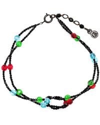 Giorgio Armani - Bead-embellished Twisted-band Necklace - Lyst