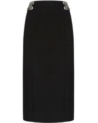 Pinko - Jupe Crayon À Détail De Chaîne - Lyst