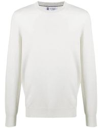Brunello Cucinelli - Crew-Neck Cashmere Sweater - Lyst