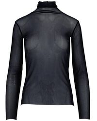 Antipast - Canotta Sheer High-Neck T-Shirt - Lyst