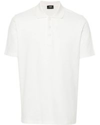 Fendi - Ff-pattern Cotton Polo Shirt - Lyst