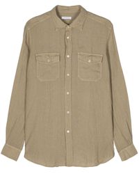Boglioli - Long-sleeves Linen Shirt - Lyst