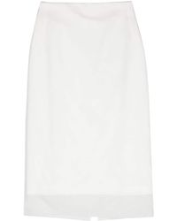 Sportmax - Double-layer Pencil Skirt - Lyst
