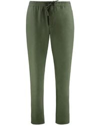 Canali - Drawstring Wool-Blend Regular Trousers - Lyst