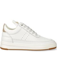 Filling Pieces - Lace-Up Leather Low-Top Sneakers - Lyst