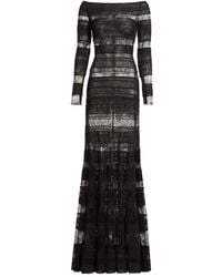 Elie Saab - Macrame & Lace Gown - Lyst