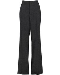 Tagliatore - Herringbone-Pattern Pressed-Crease Trousers - Lyst