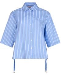 Liu Jo - Striped Chest-Pocket Shirt - Lyst