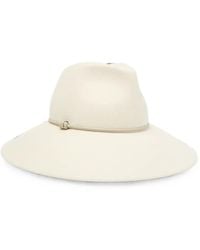 Peserico - Beaded-Trim Wide-Brim Hat - Lyst