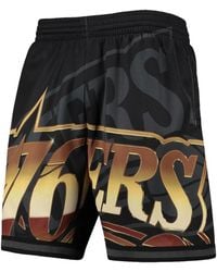 Mitchell & Ness - Big Face 4.0 Nba Philadelphia 76Ers Shorts - Lyst