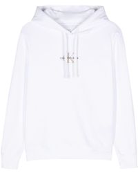 Calvin Klein - Sudadera con capucha y logo bordado - Lyst